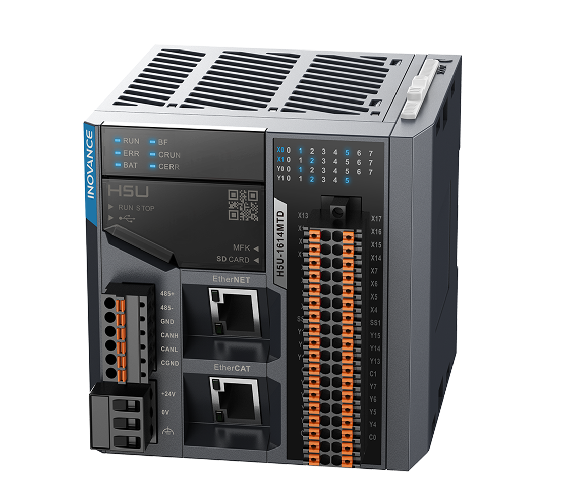 H5U系列EtherCAT总线高性能小型PLC